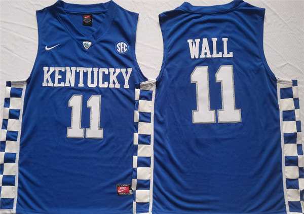 Men's Kentucky Wildcats #11 John Wall Blue Stitched Jersey,We sell and wholesale Men's Kentucky Wildcats #11 John Wall Blue Stitched Jersey on line form chian!